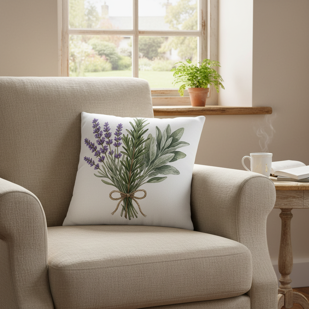 Herb Bundle Pillowcase