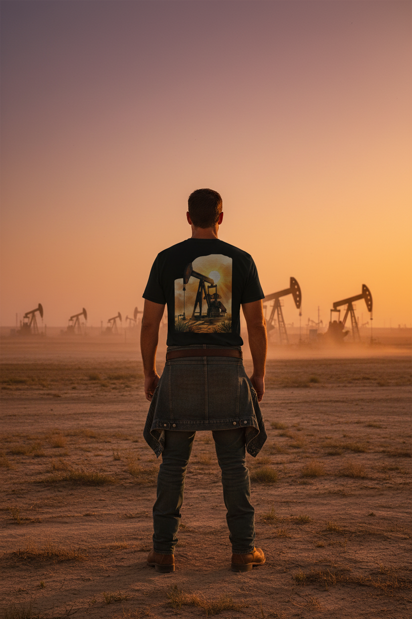Pumpjack Tee - Back